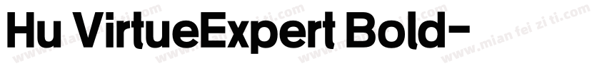 Hu VirtueExpert Bold字体转换